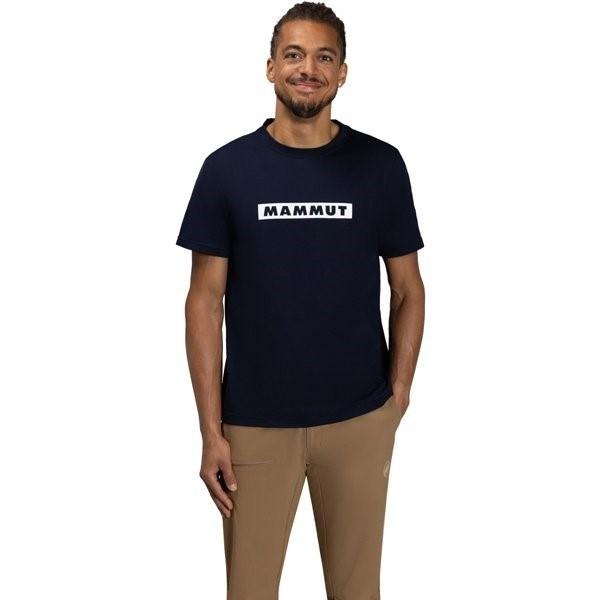 滿3000免運MAMMUT QD Logo Print T-Shirt AF男抗UV排汗短T/101702012/海洋藍-細節圖2