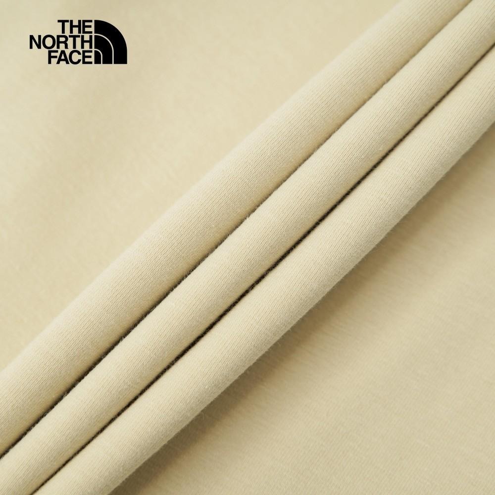 -滿3000免運-[雙和專賣店] The North Face 男 吸濕排汗登山印花短袖T恤/8D7B/米色-細節圖5