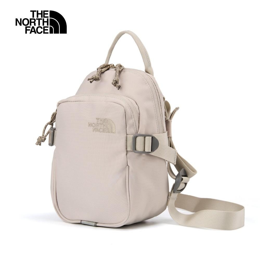 -滿3000免運-[雙和專賣店] THE NORTH FACE 3L 男女款 輕巧便攜斜背小包/8C6F/石灰-細節圖3