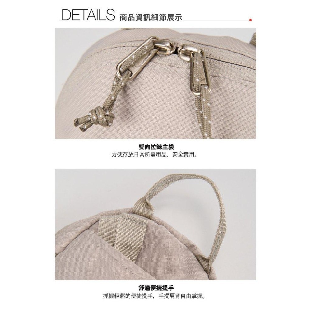 -滿3000免運-[雙和專賣店] THE NORTH FACE 3L 男女款 輕巧便攜斜背小包/8C6F/石灰-細節圖7