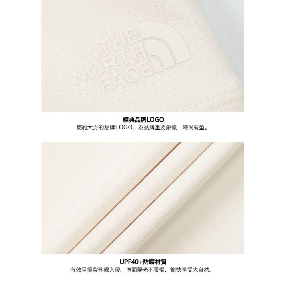 -滿3000免運-[雙和專賣店] THE NORTH FACE 女 吸濕排汗防曬短袖T恤/8DFH/沙白-細節圖4