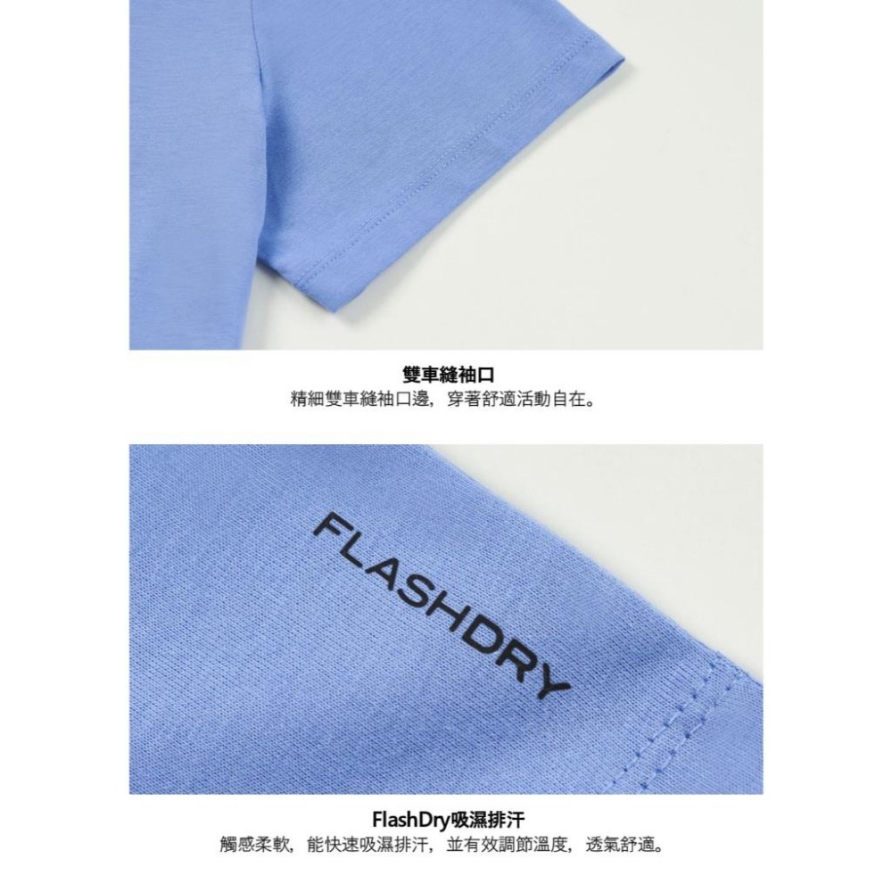 -滿3000免運-[雙和專賣店] THE NORTH FACE 女 混紡短袖LOGO圓領T恤/8CK8/藍-細節圖5