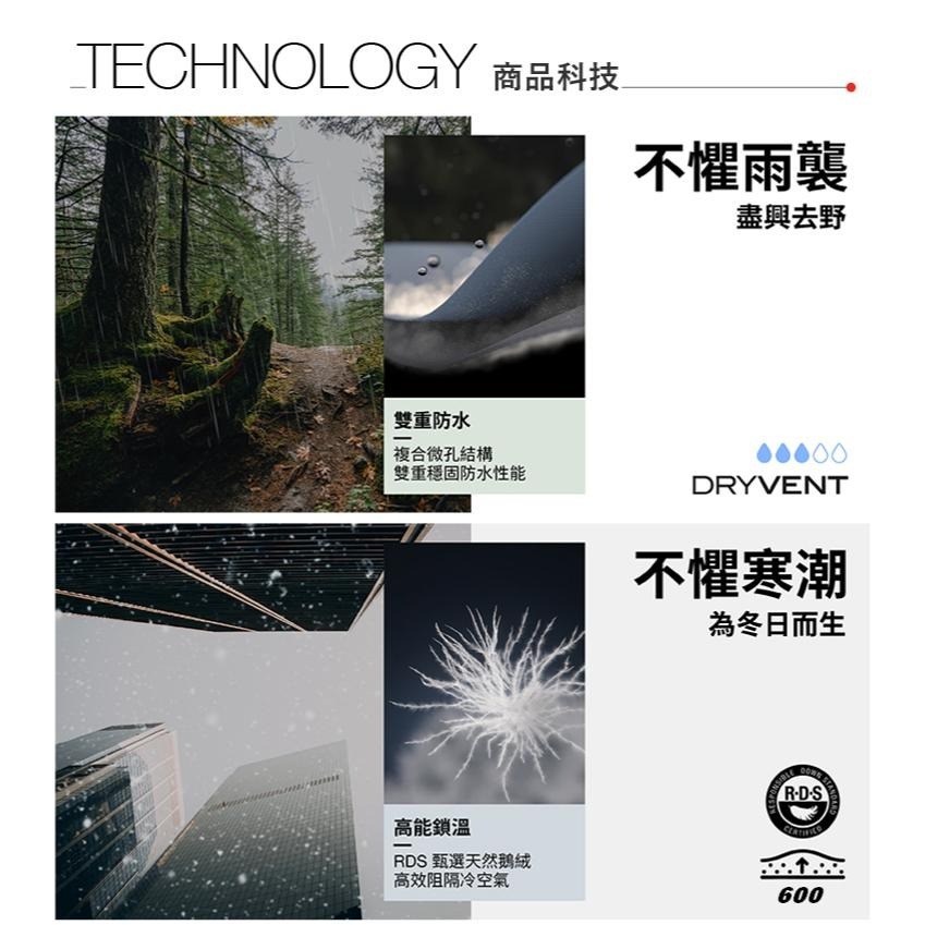 -滿3000免運-[雙和專賣店]THE NORTH FACE 男 DV羽絨兩件式外套/83SL/黑-細節圖6