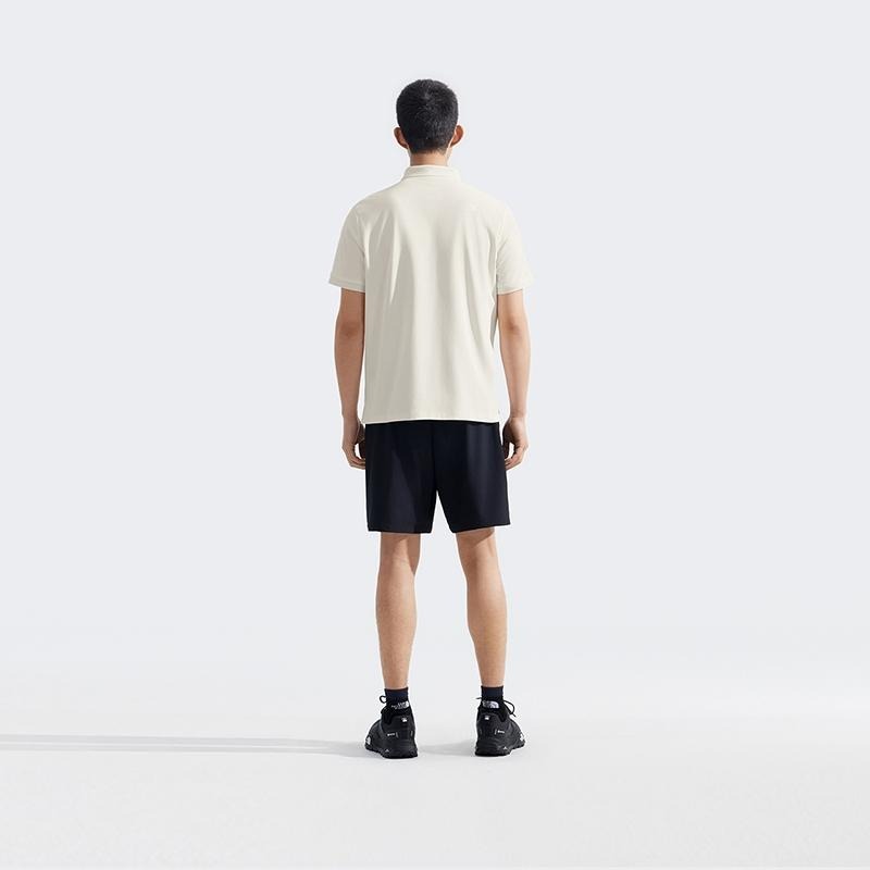 -滿3000免運-[雙和專賣店] THE NORTH FACE 男 短袖防曬POLO衫/87W2/沙白-細節圖4