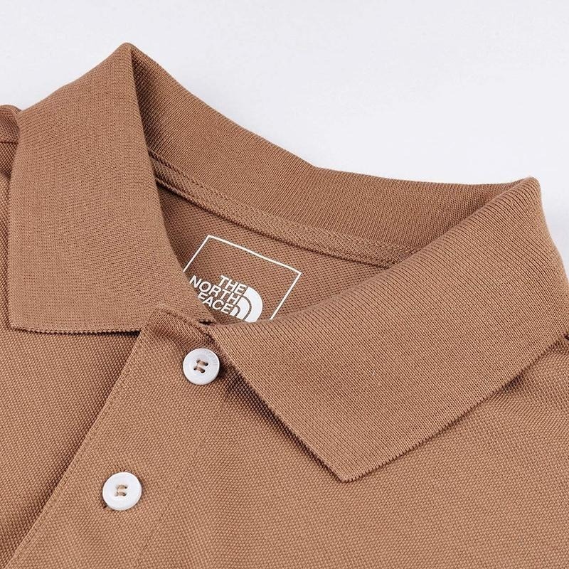 -滿3000免運-[雙和專賣店]THE NORTH FACE 男 短袖POLO衫/87UX/咖啡-細節圖3