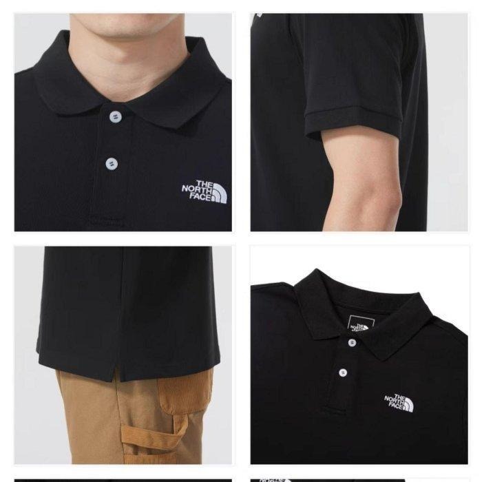 -滿3000免運-[雙和專賣店]THE NORTH FACE 男 短袖POLO衫/87UX/咖啡-細節圖8