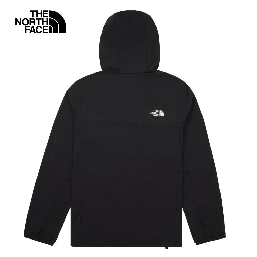 -滿3000免運-[雙和專賣店] THE NORTH FACE 男 防曬防風外套/87VY/黑-細節圖2
