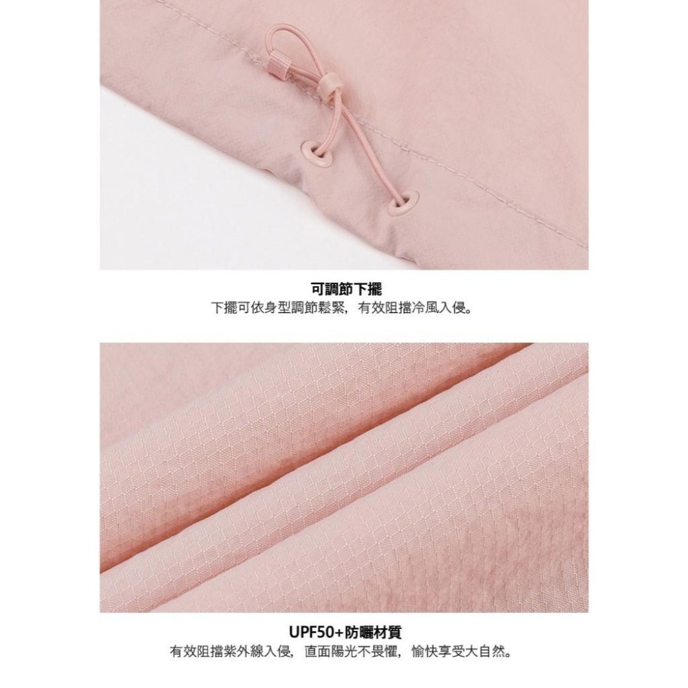 -滿3000免運-[雙和專賣店] THE NORTH FACE 女 防曬涼感連帽外套/8CJZ/粉紅-細節圖4