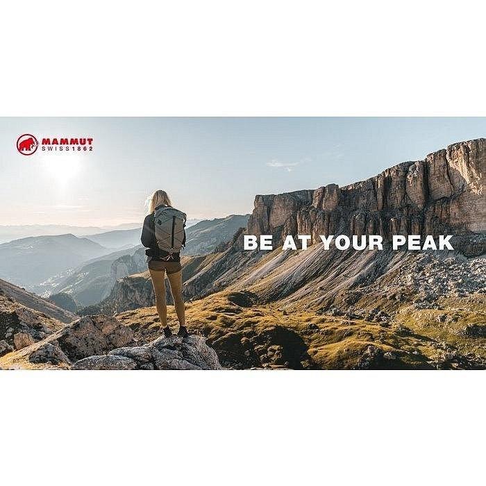 滿3000免運MAMMUT QD Logo Print T-Shirt AF男抗UV排汗短T/101702012/冰川藍-細節圖5