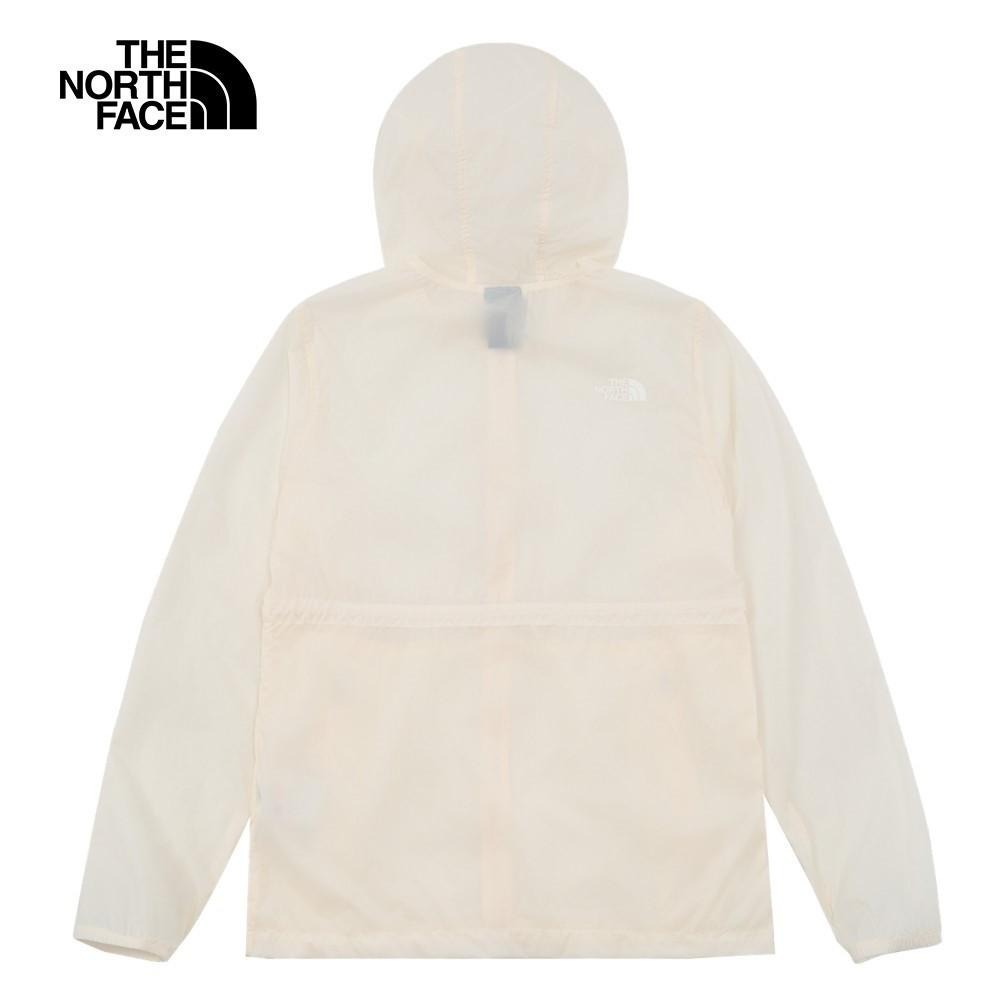 -滿3000免運-[雙和專賣店] THE NORTH FACE 女 防曬可收腰連帽外套/8C13/米白-細節圖2