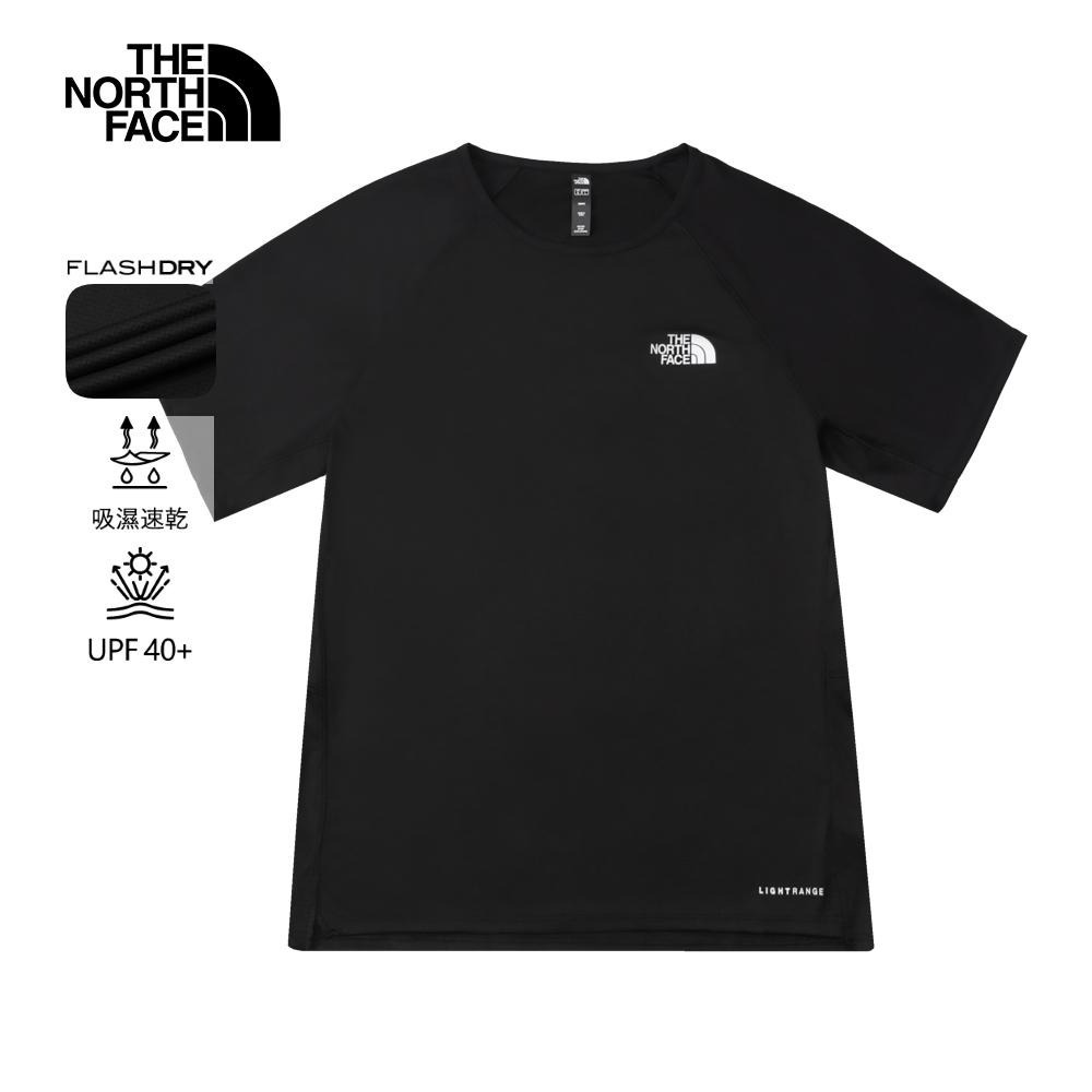-滿3000免運-[雙和專賣店] THE NORTH FACE 男 防曬短袖T恤/8DFY/黑-細節圖2