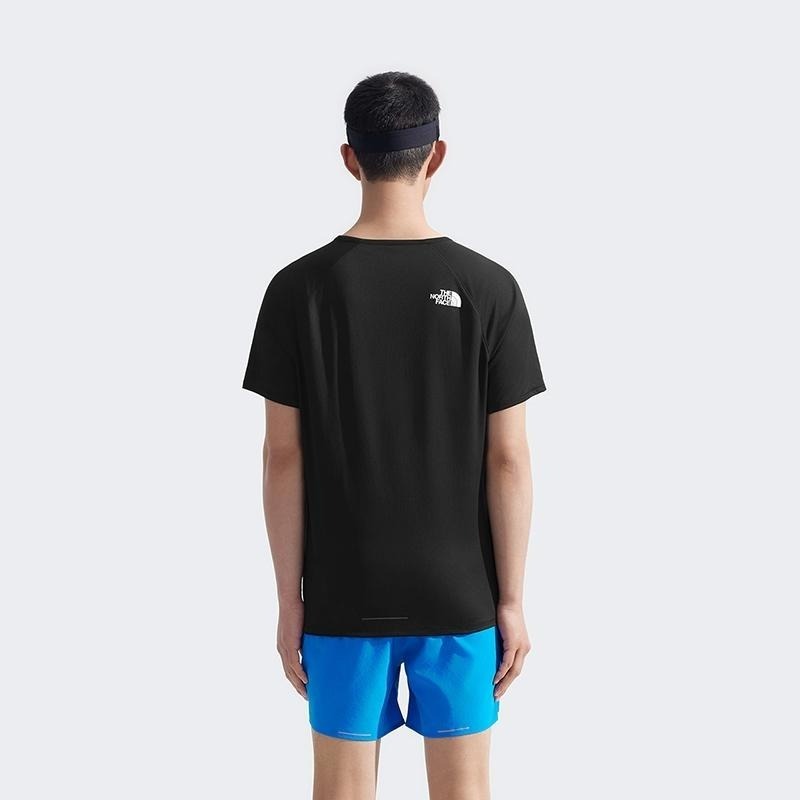 -滿3000免運-[雙和專賣店] THE NORTH FACE 男 防曬短袖T恤/8DFY/黑-細節圖4