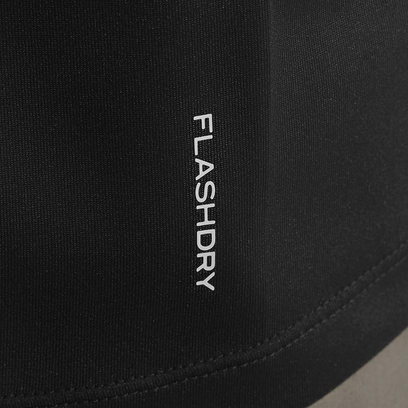 -滿3000免運-[雙和專賣店]THE NORTH FACE 男 吸濕排汗防曬LOGO短袖T恤/87VZ/黑-細節圖3