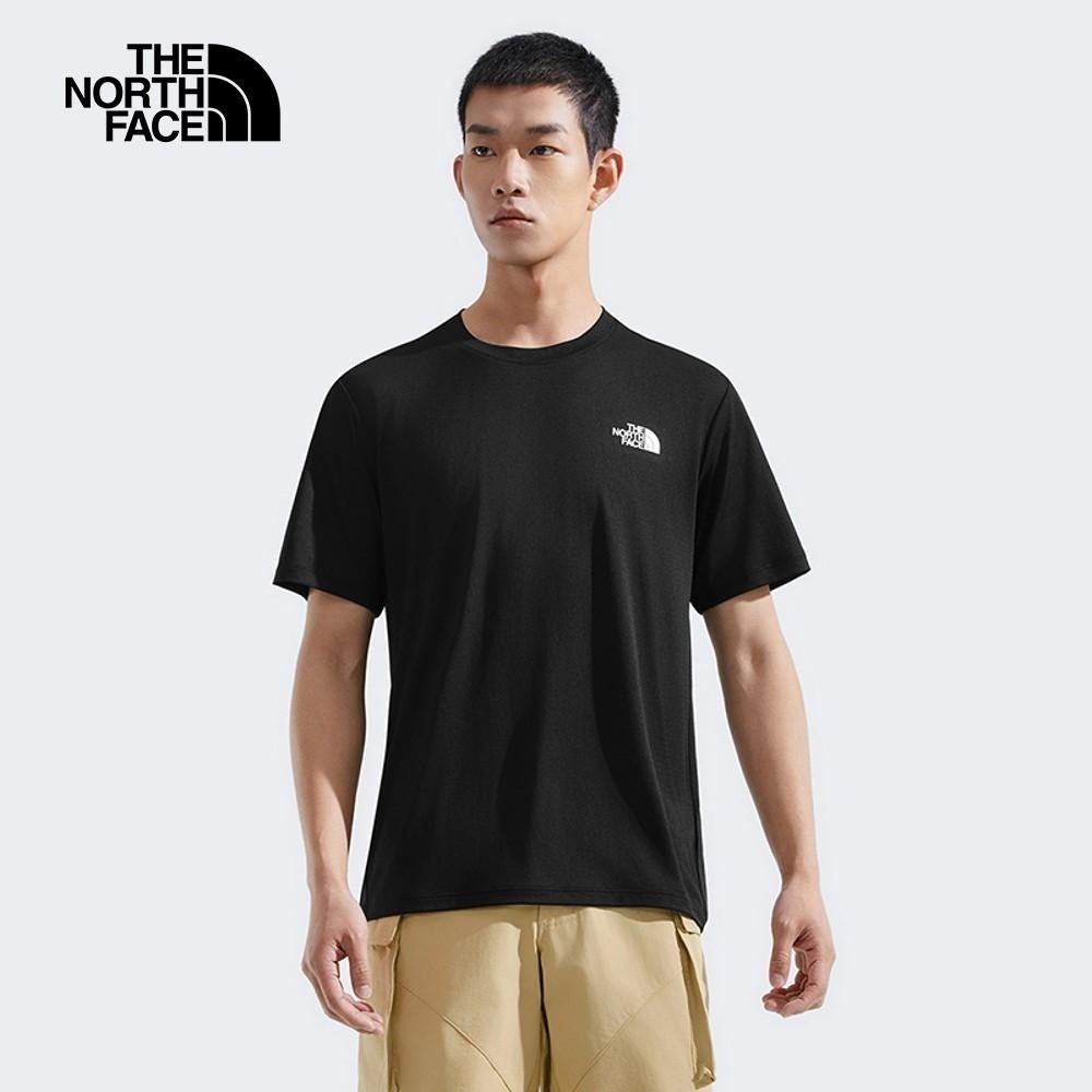 -滿3000免運-[雙和專賣店] THE NORTH FACE 男 圓領排汗短袖上衣/8DG6/黑-細節圖2