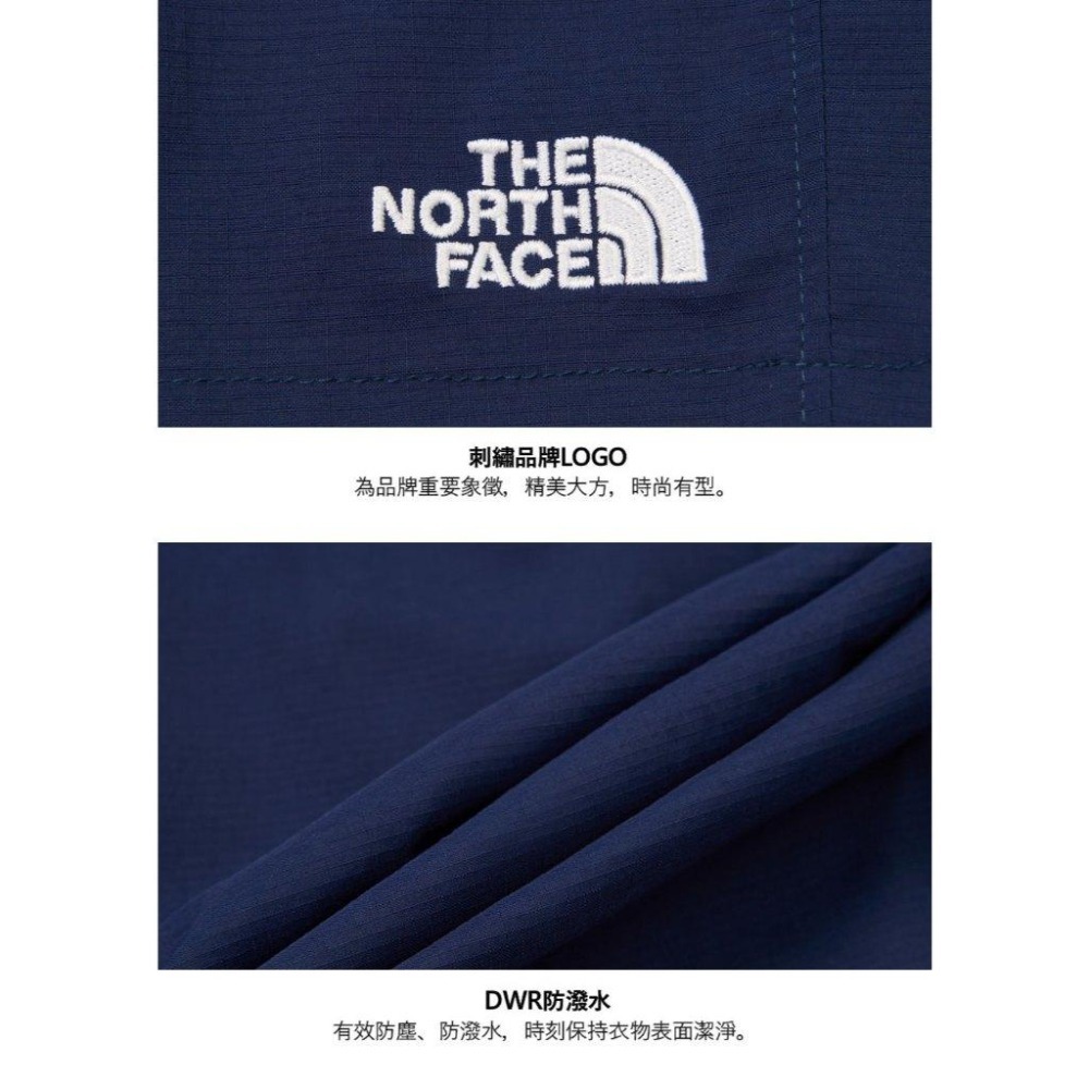 -滿3000免運-[雙和專賣店] THE NORTH FACE 男 防撥水休閒短褲/8DFV/藍-細節圖8