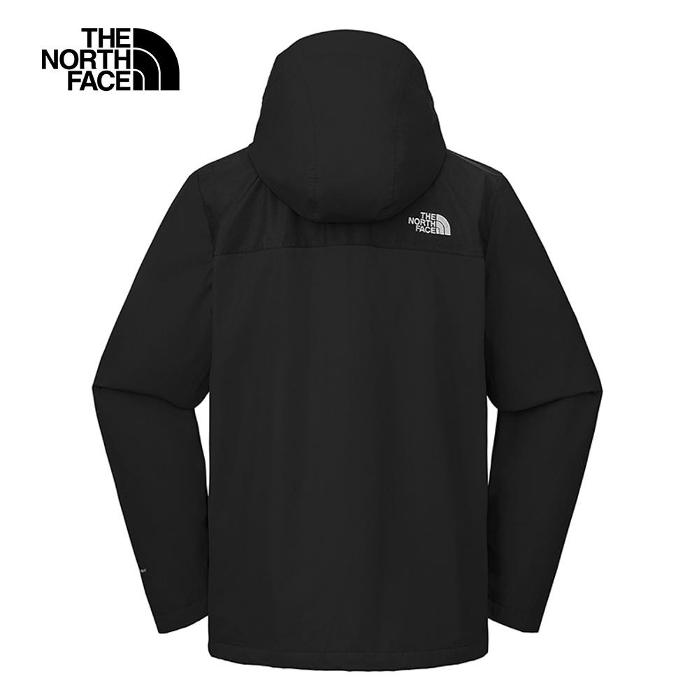 -滿3000免運-[雙和專賣店] THE NORTH FACE 男 DV防水外套/可套接/88FR/黑-細節圖2