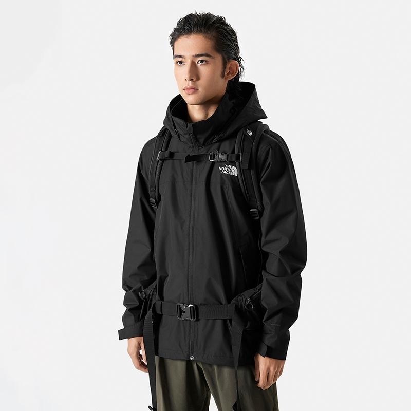 -滿3000免運-[雙和專賣店] THE NORTH FACE 男 DV防水外套/可套接/88FR/黑-細節圖4