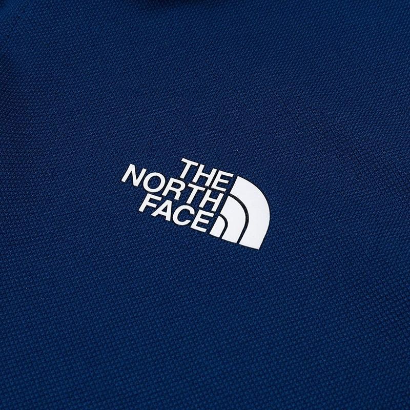 -滿3000免運-[雙和專賣店] THE NORTH FACE 男 短袖防曬POLO衫/7WD2/藍-細節圖5
