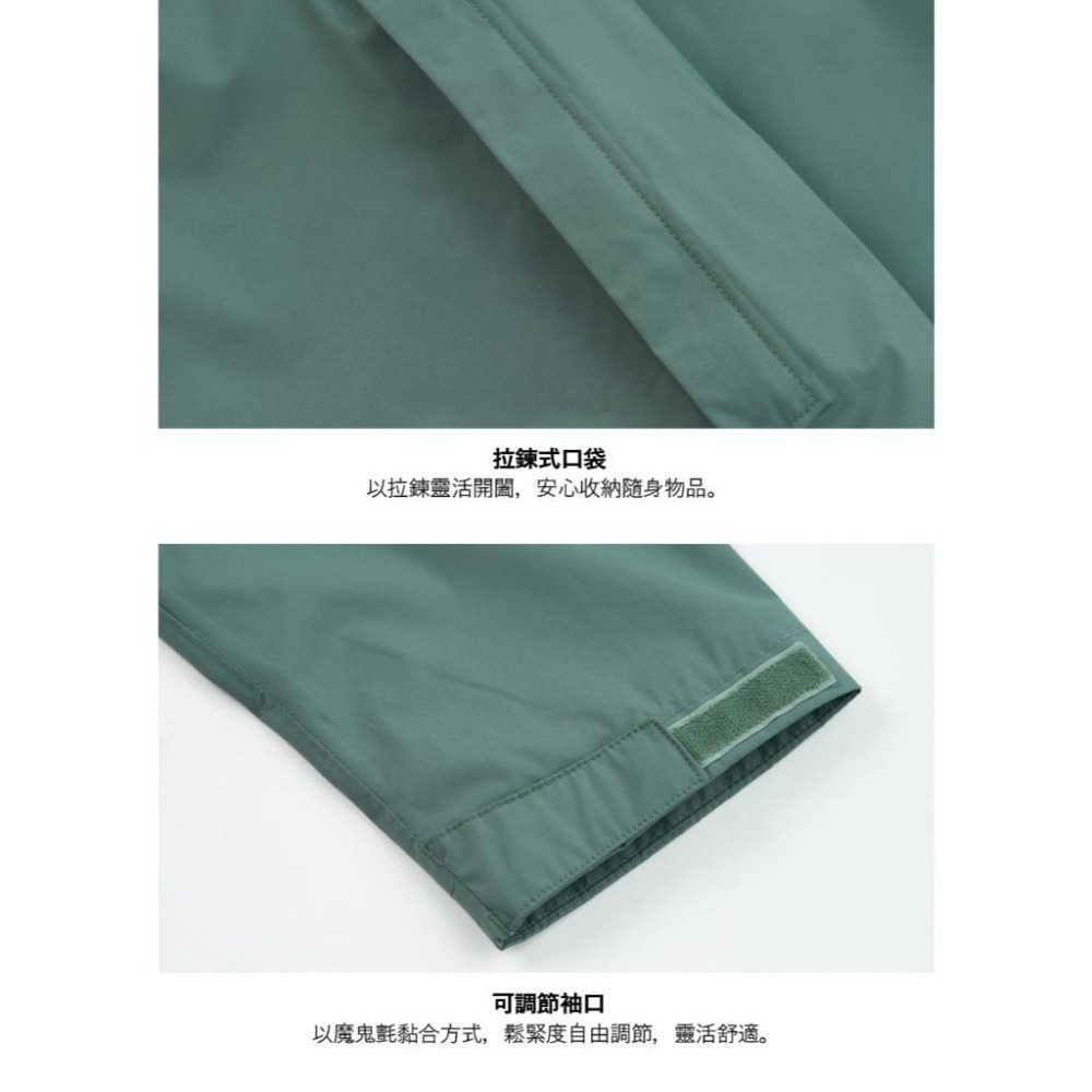 -滿3000免運-[雙和專賣店]THE NORTH FACE 男 DV防水外套/可套接/88FR/鴨綠-細節圖8