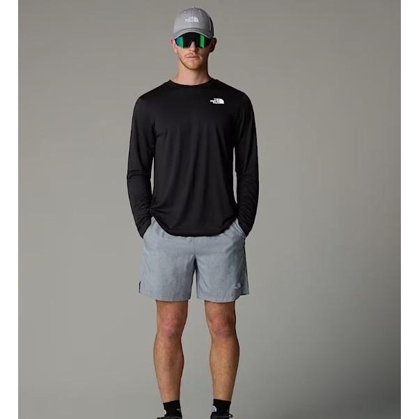 -滿3000免運-[雙和專賣店] THE NORTH FACE 男 排汗圓領長袖上衣/8DG5/黑色-細節圖2