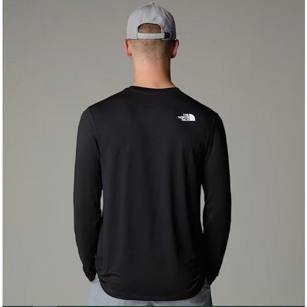 -滿3000免運-[雙和專賣店] THE NORTH FACE 男 排汗圓領長袖上衣/8DG5/黑色-細節圖3