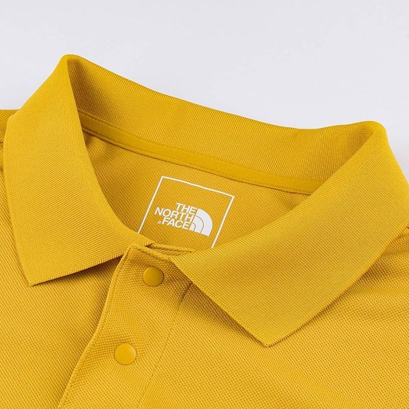-滿3000免運-[雙和專賣店] THE NORTH FACE 男 短袖防曬POLO衫/7WD2/黃-細節圖5