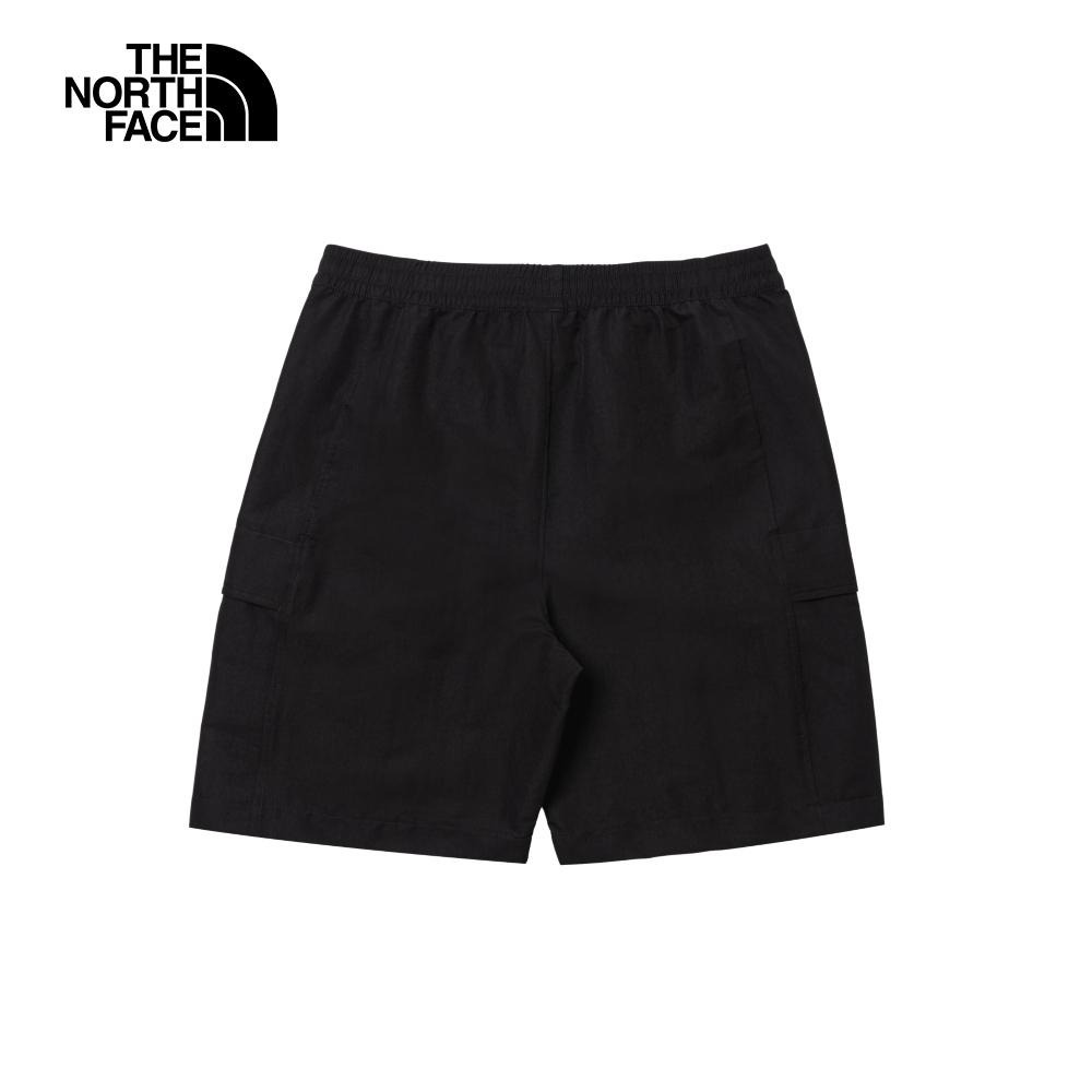 -滿3000免運-[雙和專賣店] THE NORTH FACE 男 防撥水彈力褲腰寬鬆短褲/87UZ/黑-細節圖2