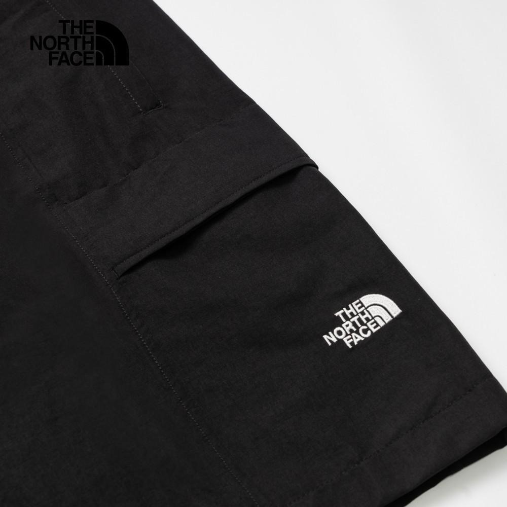 -滿3000免運-[雙和專賣店] THE NORTH FACE 男 防撥水彈力褲腰寬鬆短褲/87UZ/黑-細節圖8