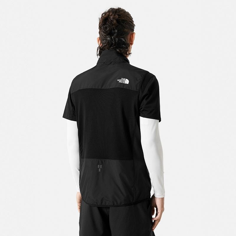 -滿3000免運-[雙和專賣店] THE NORTH AFCE 男 輕量防風防潑水背心/83TN/黑-細節圖4