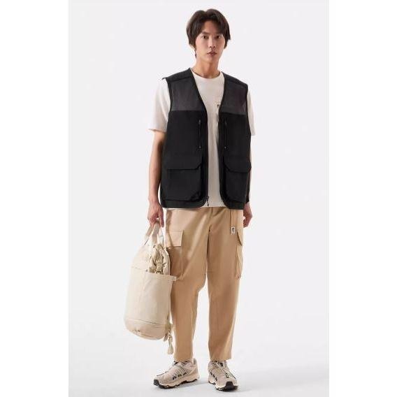 -滿3000免運-[雙和專賣店] THE NORTH AFCE 男 多口袋釣魚背心/87V4/黑-細節圖2