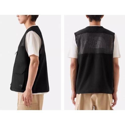 -滿3000免運-[雙和專賣店] THE NORTH AFCE 男 多口袋釣魚背心/87V4/黑-細節圖4