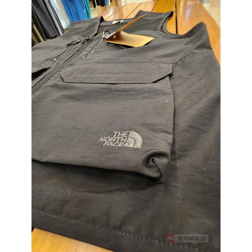 -滿3000免運-[雙和專賣店] THE NORTH AFCE 男 多口袋釣魚背心/87V4/黑-細節圖7