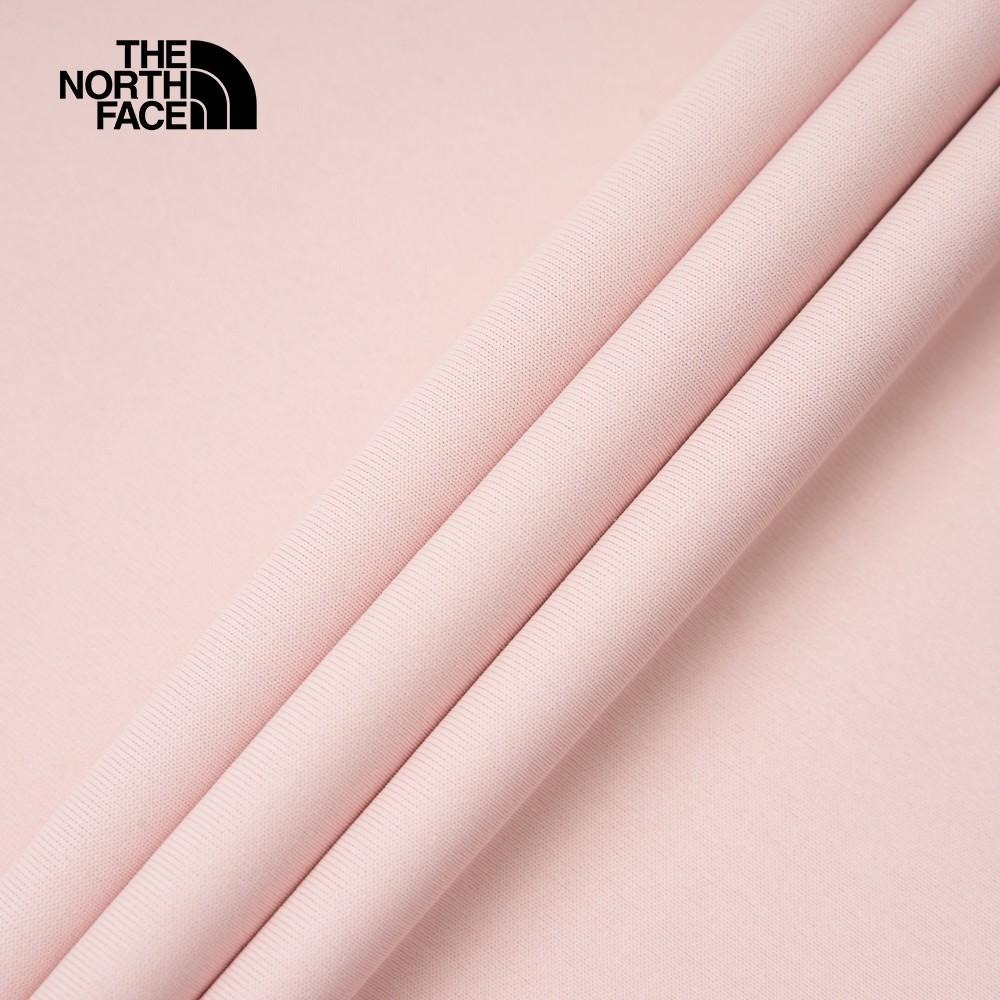 -滿3000免運-[雙和專賣店] THE NORTH FACE 女 吸濕排汗防曬短袖T恤/87VN/粉紅-細節圖3