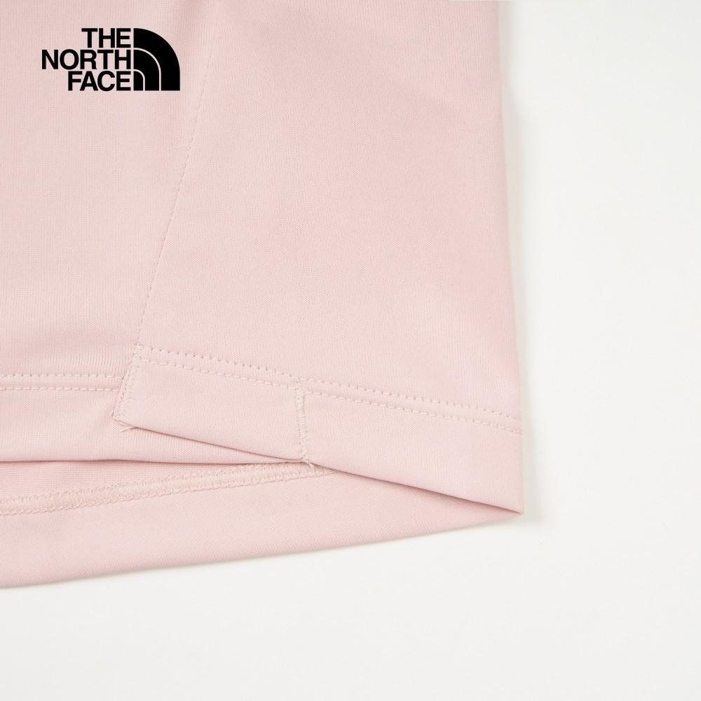 -滿3000免運-[雙和專賣店] THE NORTH FACE 女 吸濕排汗防曬短袖T恤/87VN/粉紅-細節圖6