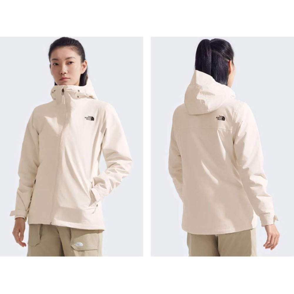 -滿3000免運-[雙和專賣店] THE NORTH FACE 女 DV化纖兩件式外套/5B1X/白-細節圖5