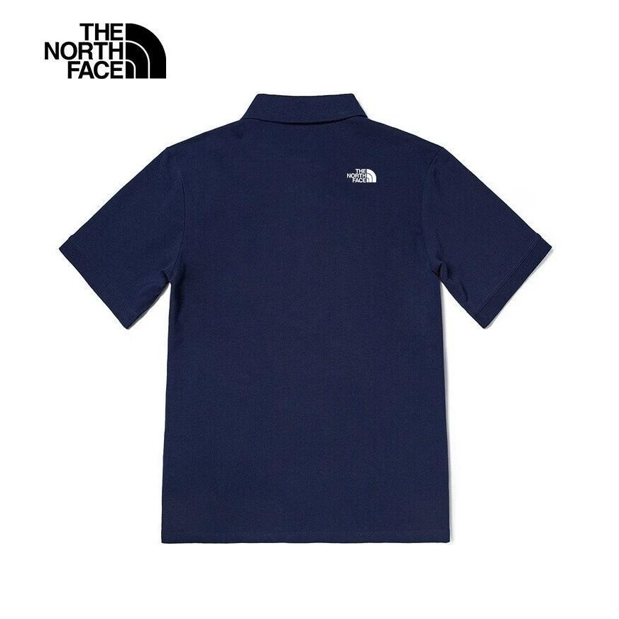 -滿3000免運-[雙和專賣店] THE NORTH FACE 男 短袖POLO衫/87UX/Summit藍-細節圖2