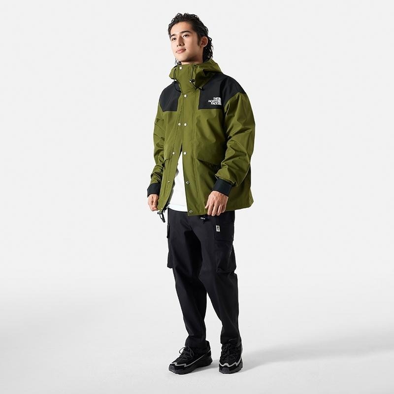 滿3000免運~6折特價-[雙和專賣店] THE NORTH FACE 中性 復刻款防水外套/美版/5J5N/橄欖綠-細節圖8