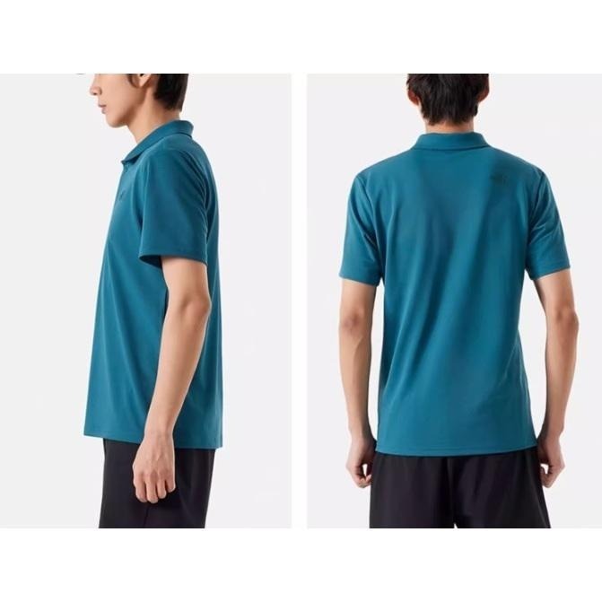 -滿3000免運-[雙和專賣店] THE NORTH FACE 男 短袖防曬POLO衫/7WD2/藍-細節圖2