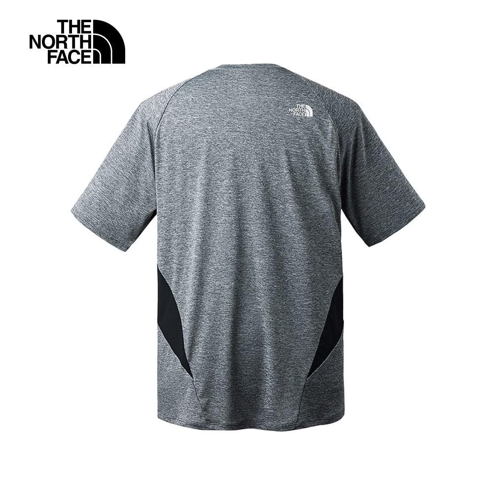 -滿3000免運-[雙和專賣店] THE NORTH AFCE 男 圓領快乾短袖T恤/7WD3/麻黑-細節圖3