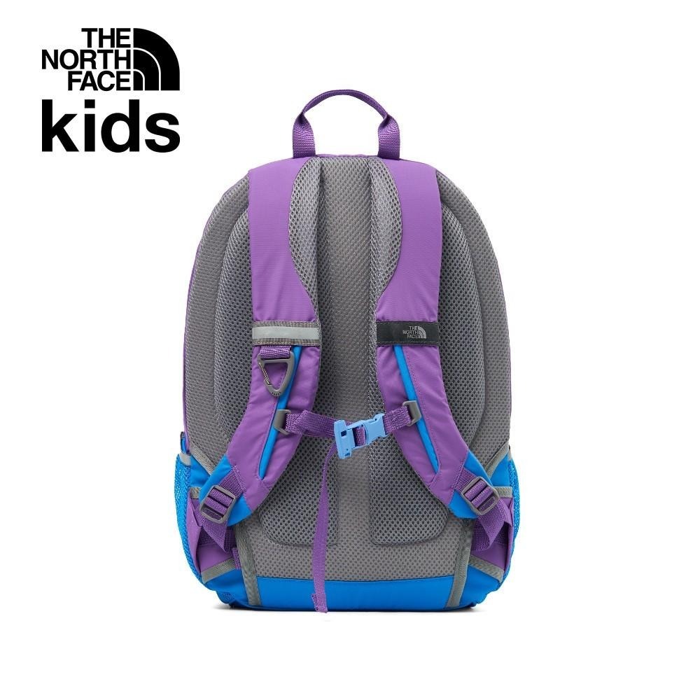 -滿3000免運-[雙和專賣店]The North Face兒童大尺寸品牌LOGO休閒後背包/8AMX/紫-細節圖2