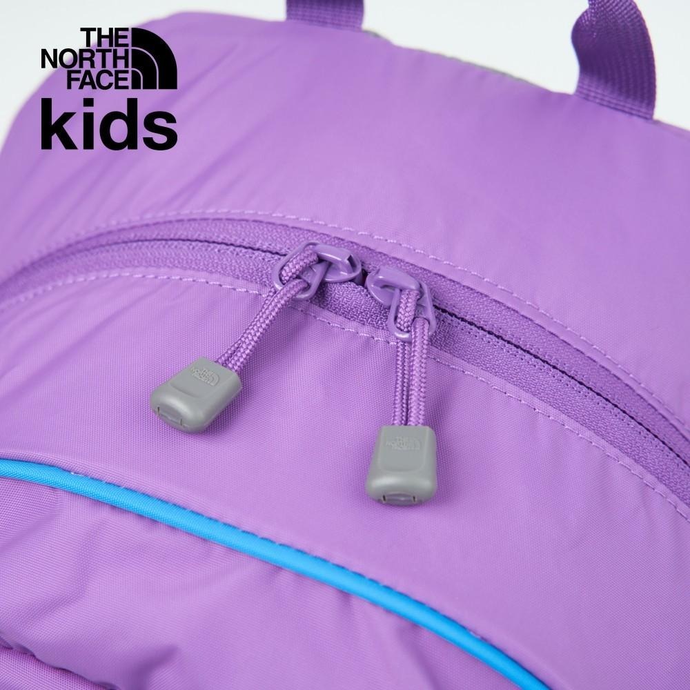 -滿3000免運-[雙和專賣店]The North Face兒童大尺寸品牌LOGO休閒後背包/8AMX/紫-細節圖4