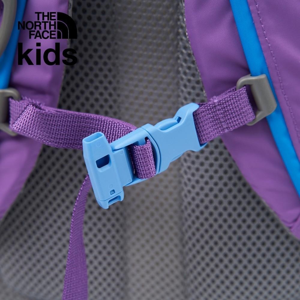 -滿3000免運-[雙和專賣店]The North Face兒童大尺寸品牌LOGO休閒後背包/8AMX/紫-細節圖7
