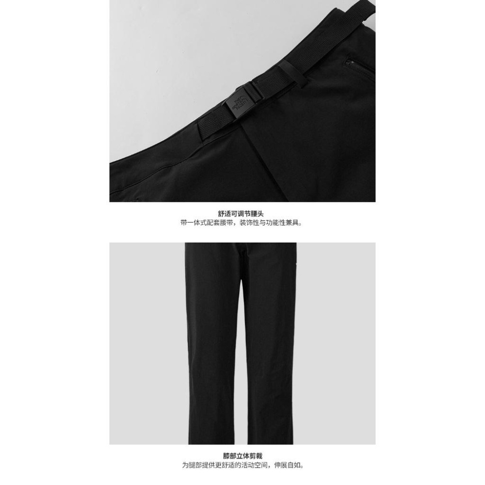 -滿3000免運-[雙和專賣店] THE NORTH FACE 女 吸濕排汗戶外徒步長褲/87UU/黑-細節圖8