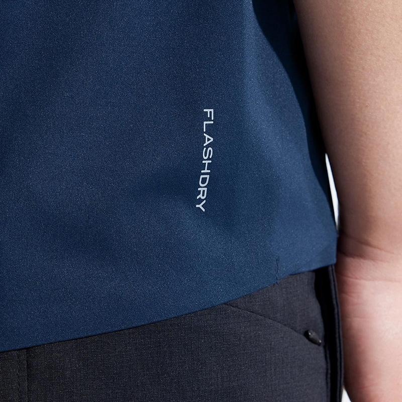 -滿3000免運-[雙和專賣店]THE NORTH FACE 男 快乾涼感防曬短袖T恤/87W7/SUMMIT藍-細節圖4