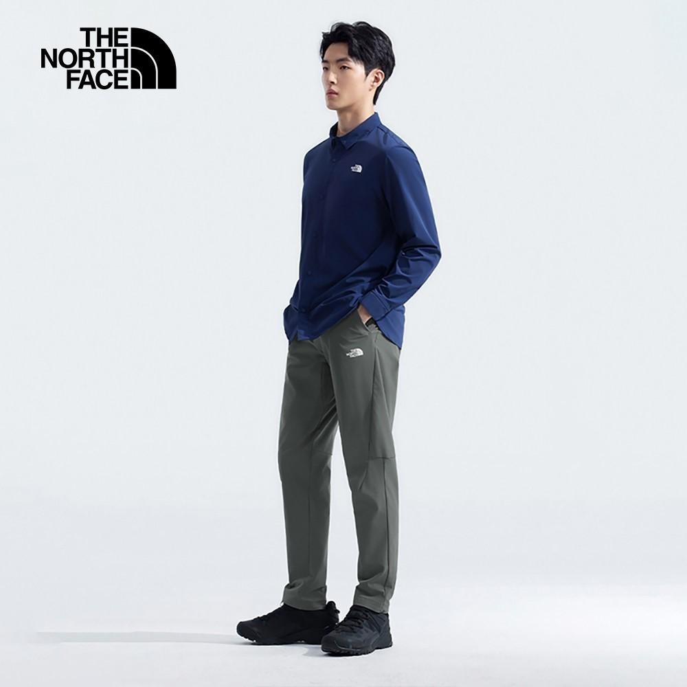 -滿3000免運-[雙和專賣店] THE NORTH FACE 男 防潑水彈性快乾長褲/7WCV/灰色-細節圖7