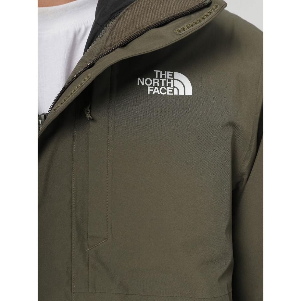 -滿3000免運-[雙和專賣店] THE NORTH FACE 男 DV化纖兩件式外套/81RN/褐綠.黑-細節圖4