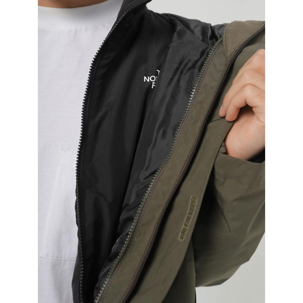 -滿3000免運-[雙和專賣店] THE NORTH FACE 男 DV化纖兩件式外套/81RN/褐綠.黑-細節圖5