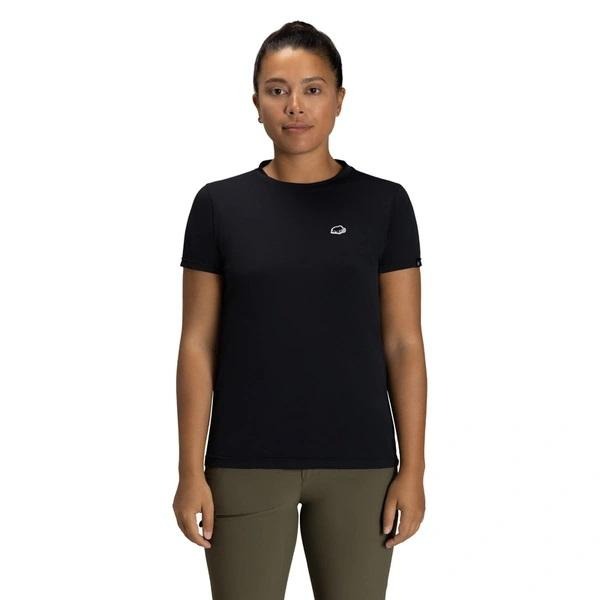 滿3000免運MAMMUT長毛象Essential T-Shirt AF女短袖快乾T恤101705090/PRT1/黑-細節圖4