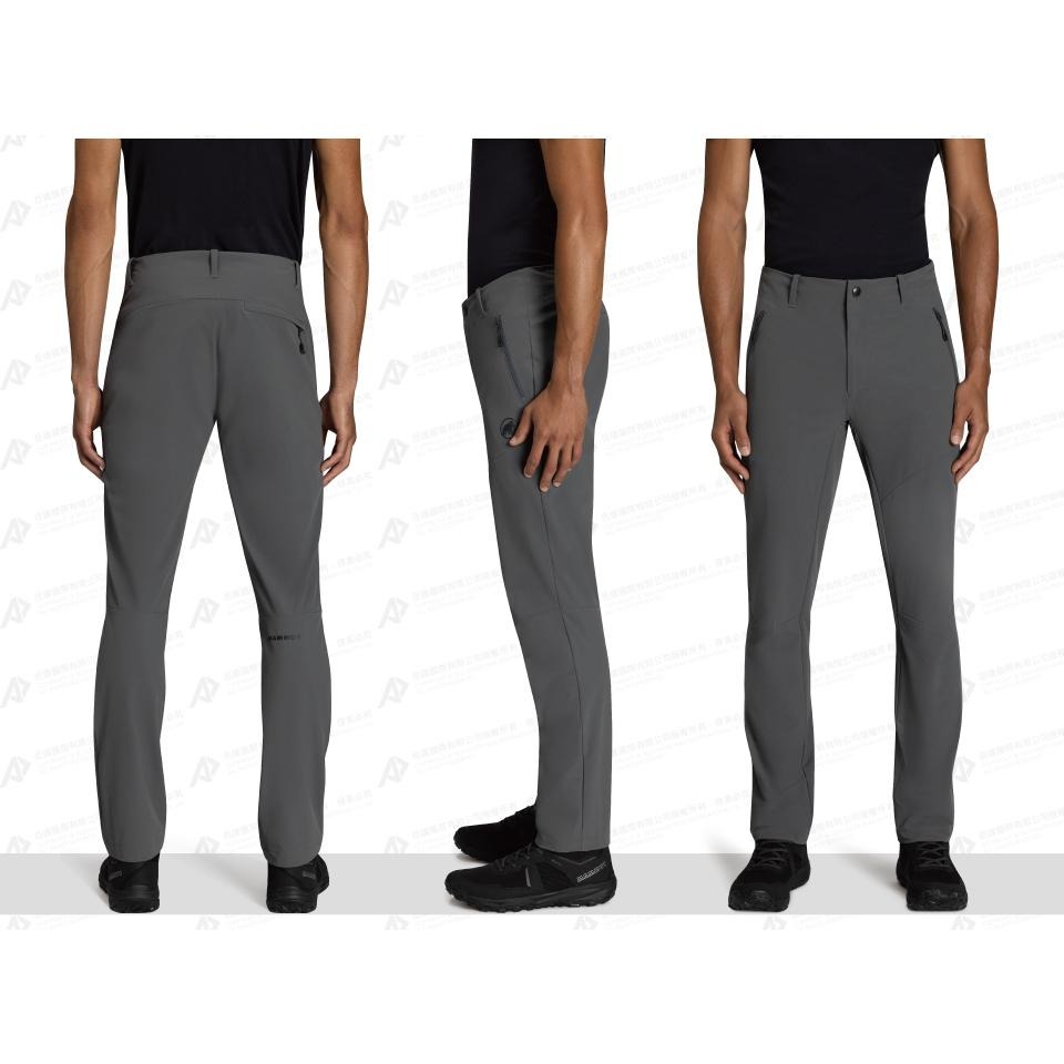 -滿3000免運-MAMMUT長毛象 TREKKERS 3.0 AF 男 彈性防風長褲/102100800/鋼鐵灰-細節圖2