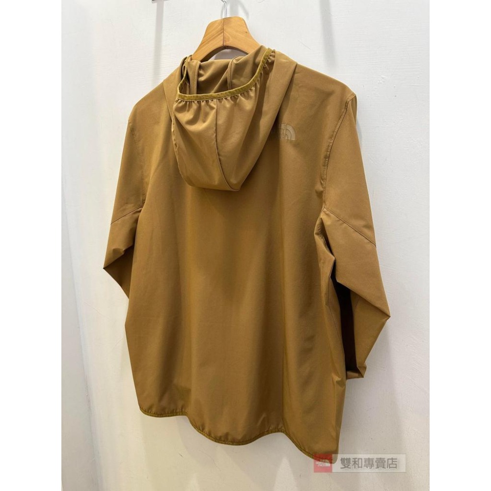 -滿3000免運-[雙和專賣店] THE NORTH FACE 男 彈性兜帽防風外套/7WCY/褐色-細節圖5
